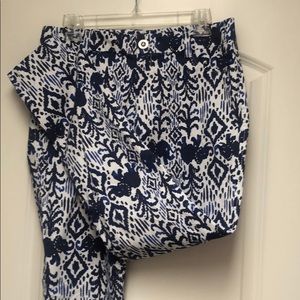 Lilly Pulitzer pants geo print